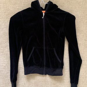 Juicy Couture | Black Velour Hoody | Petite